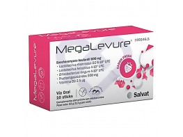 Imagen del producto Megalevure sabor fresa 10 sticks